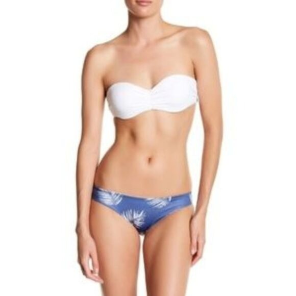 Arrow & Eve Jayne Palm Print Reversible Bikini Bottom - Picture 2 of 4